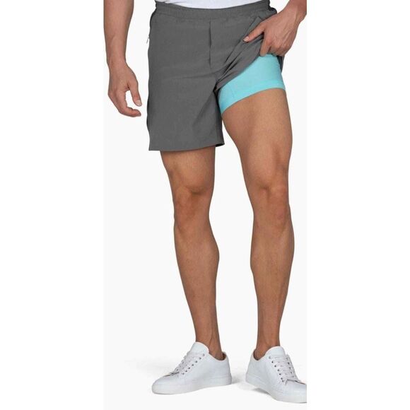 Birddogs Mens Dorito Corleone Gray Gymshorts Size M - Picture 1 of 11